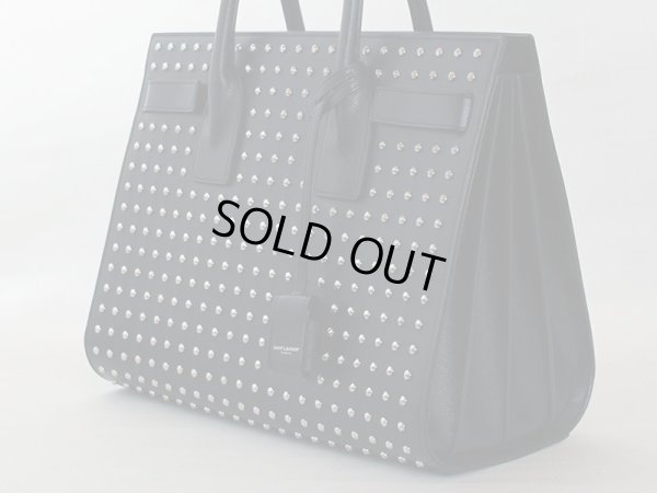 サンローラン サックドジュール スパイクスタッズ 355154BOW52-1000 ブラック サイド