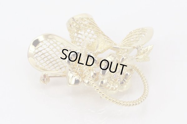 画像5: K18 ダイアイリブローチ 0.03ct 14.30g