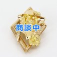 画像1: K18 ダイアイリブローチ 0.08ct 18.60g (1)