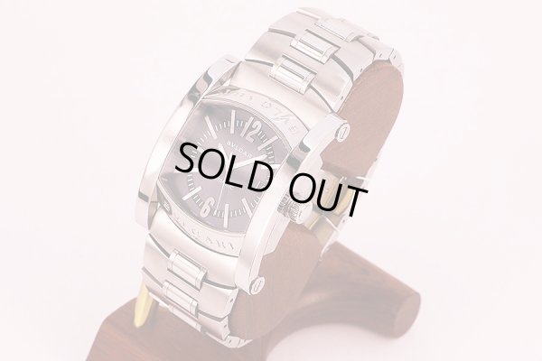 ブルガリ　アショーマ　ＡＡ４８Ｓ　グレー文字盤　新ブレス　サイド