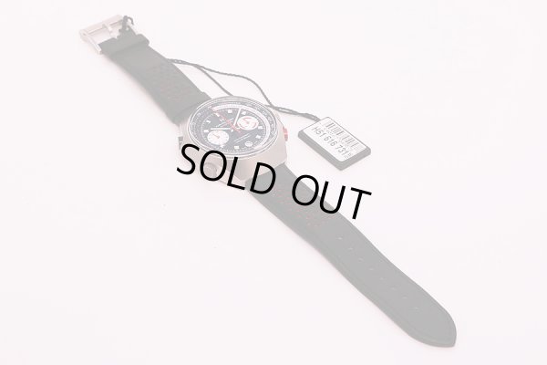 ハミルトン　アメリカン クラシック クロノマティック５０　Ｈ５１６１６７３１　黒文字盤　革ベルト状態　表面