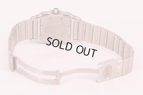 カルティエ　サントスガルベ　コンビ　旧型ブレス　白文字盤　ブレス