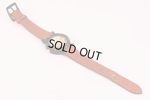 ブルガリ　ブルガリブルガリ　カーボン　ＢＢ３３ＶＬＤ　黒文字盤　日本限定　革ベルト状態　裏面