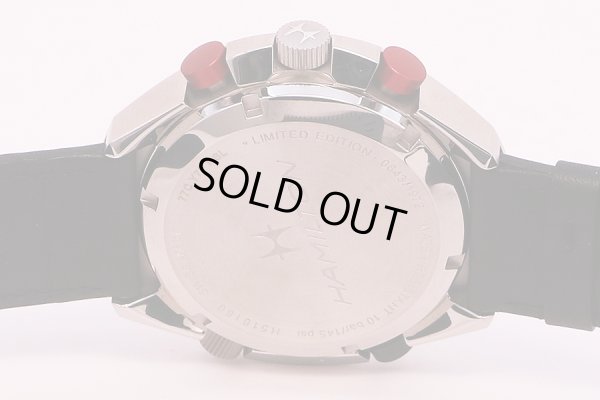 ハミルトン　アメリカン クラシック クロノマティック５０　Ｈ５１６１６７３１　黒文字盤　裏面拡大