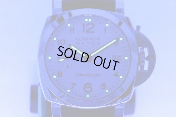 パネライ　ＰＡＭ００５２３　ルミノールマリーナ １９５０　３デイズ　白文字盤　ライト