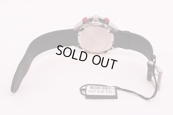 ハミルトン　アメリカン クラシック クロノマティック５０　Ｈ５１６１６７３１　黒文字盤　革ベルト