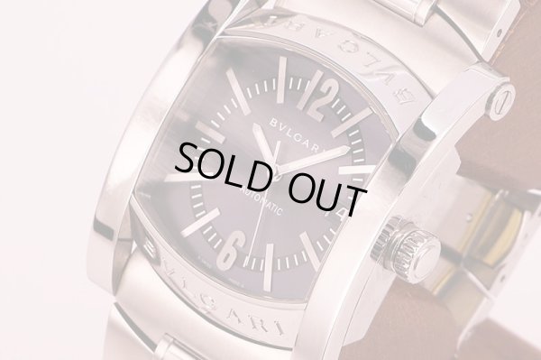 ブルガリ　アショーマ　ＡＡ４８Ｓ　グレー文字盤　新ブレス　サイド拡大