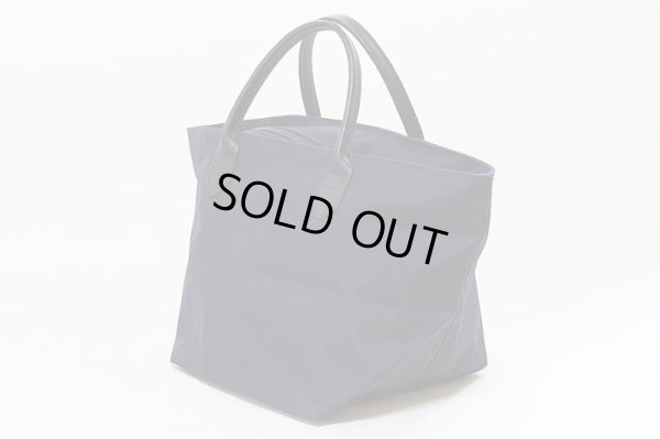 エルベシャプリエ レザーハンドル舟型トートM 1407C ネイビー サイド