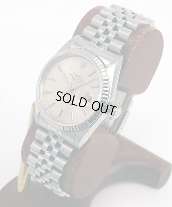 ロレックス　１６２３４　Ｘ１４０３１３（９１年製）　銀棒文字盤　サイド