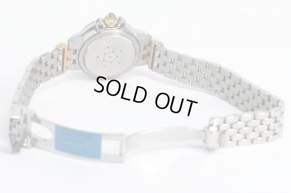 チューダー　クレア・ド・ローズ　３５１０１　コンビ　白シェル文字盤　ブレス