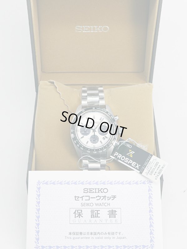 セイコー　プロスペック　スピードタイマー　ＳＢＤＬ０８５　白文字盤　箱・保証書