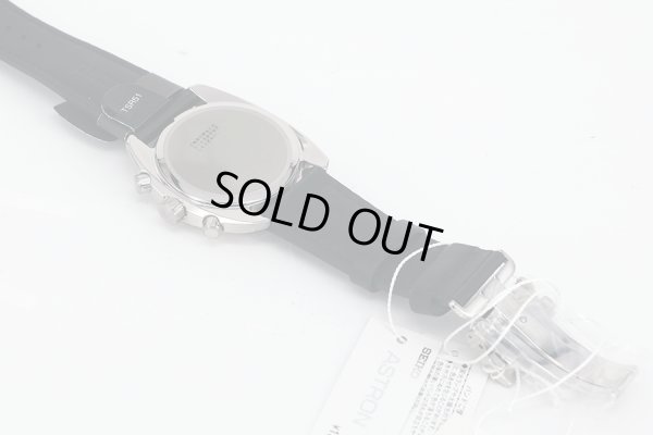 セイコー　アストロン　ＳＢＸＹ００７　電波ソーラー　緑文字盤　革ベルト状態　裏面