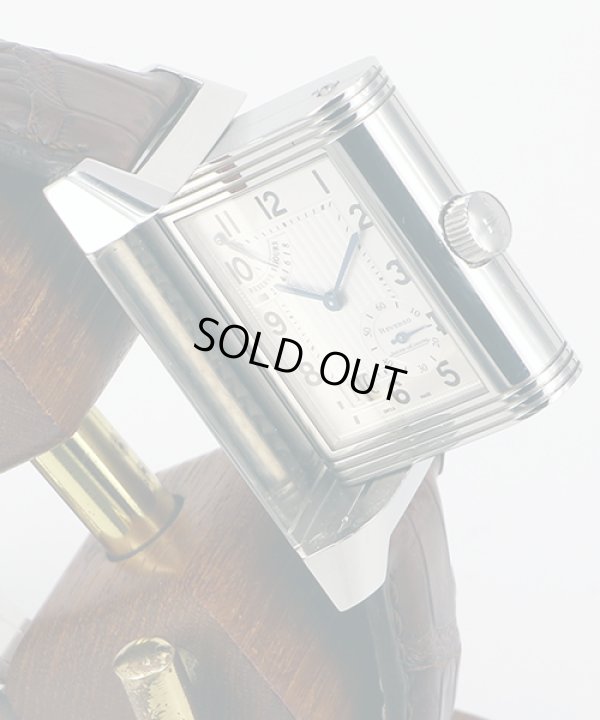 ジャガールクルト　レベルソ　２４０．８．１５　グランデイト　銀文字盤　ケース反転(2)