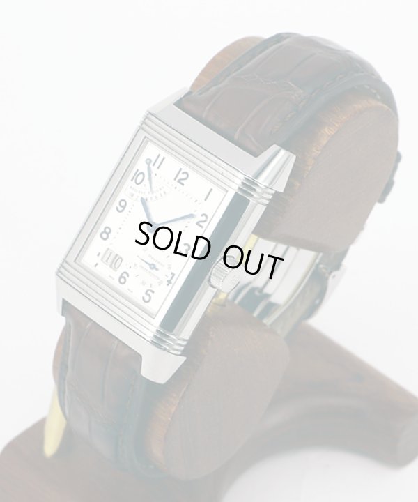 ジャガールクルト　レベルソ　２４０．８．１５　グランデイト　銀文字盤　サイド