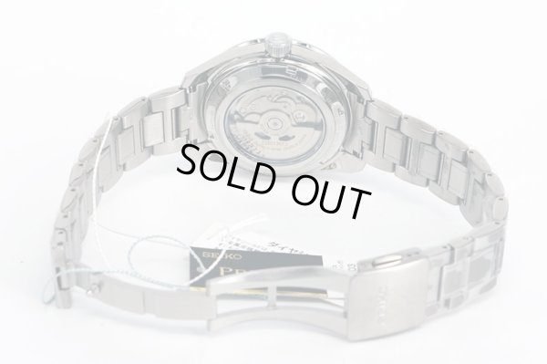 セイコー　プレサージュ　シャープエッジＧＭＴ　ＳＡＲＦ００５　常盤文字盤　ブレス