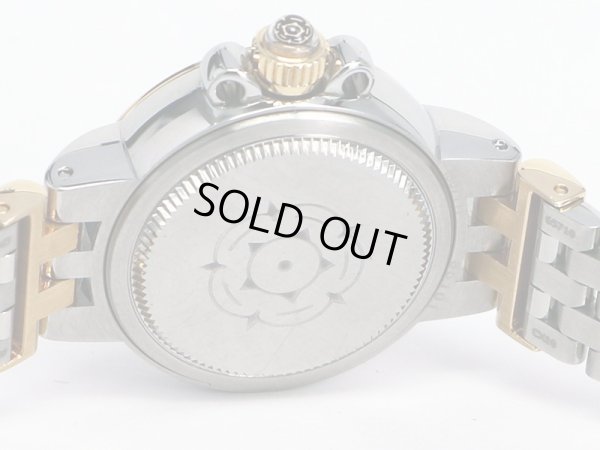 チューダー　クレア・ド・ローズ　３５１０１　コンビ　白シェル文字盤　裏面拡大