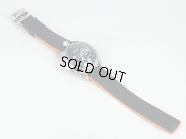 アジムート　スペースシップ　ＳＰ－１　紺文字盤　ラバーベルト状態　表面