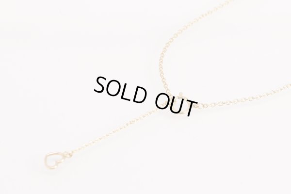 ポンテヴェキオ　K18PG サファイアダイアイリペンダントネックレス 0.68ct 0.18ct 5.10g　留め具