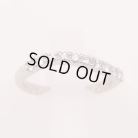 ミキモト　PT950 ダイアイリリング 0.38ct 3.60g