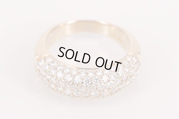 クイーン　750PG ダイアイリリング 2.00ct 6.90g　拡大