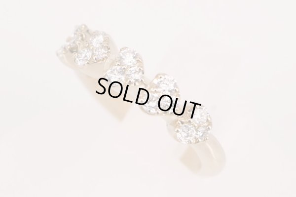 ポンテヴェキオ　K18PG ダイアイリリング 0.43ct 5.10g　サイド