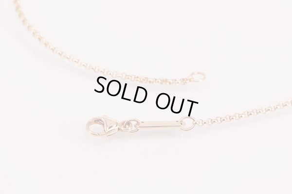 ショパール　750YG ハッピーダイア ペンダントネックレス 6.70g　留め具外したイメージ