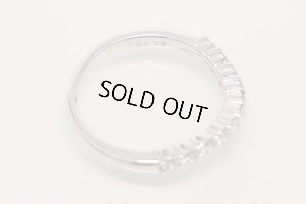 ミキモト　PT950 ダイアイリリング 0.38ct 3.60g　刻印(2)