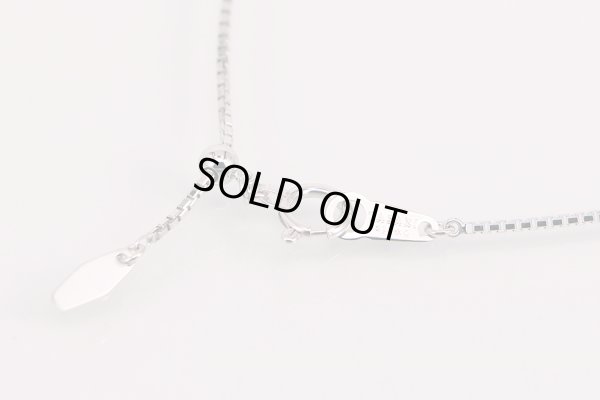 タサキ　K18WG パールダイアイリペンダントネックレス 7.60mm 0.19ct 7.60g　留め具