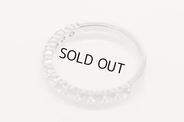 ミキモト　PT950 ダイアイリリング 0.46ct 2.60g　刻印