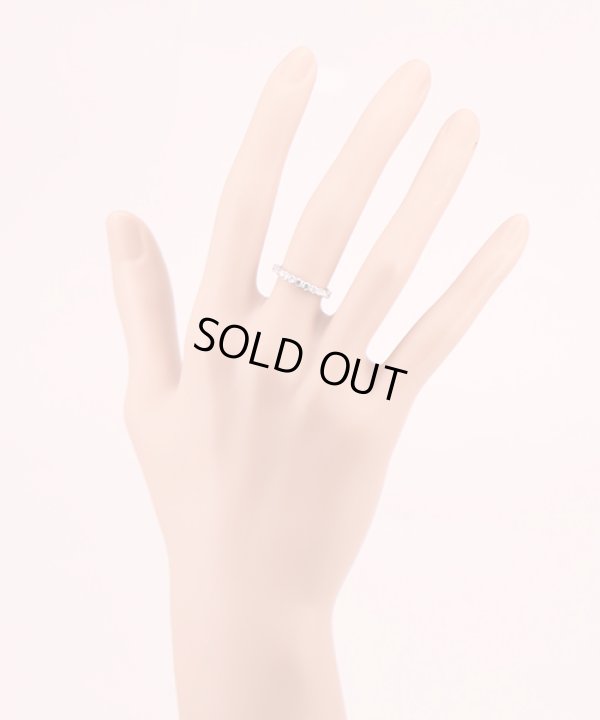 ミキモト　PT950 ダイアイリリング 0.46ct 2.60g　装着イメージ