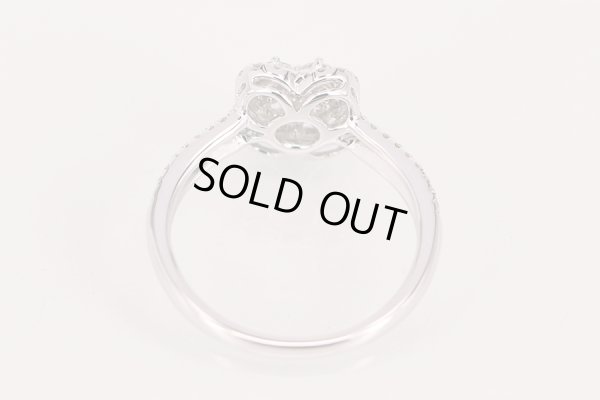 ポンテヴェキオ　K18WG ダイアイリリング 0.52ct 2.60g　内側