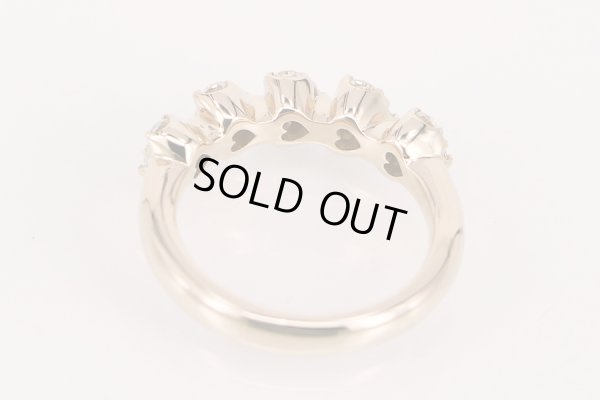 ポンテヴェキオ　K18PG ダイアイリリング 0.43ct 5.10g　内側