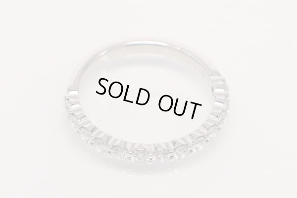 ミキモト　PT950 ダイアイリリング 0.46ct 2.60g　拡大