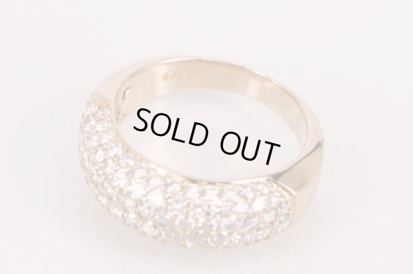 クイーン　750PG ダイアイリリング 2.00ct 6.90g　刻印