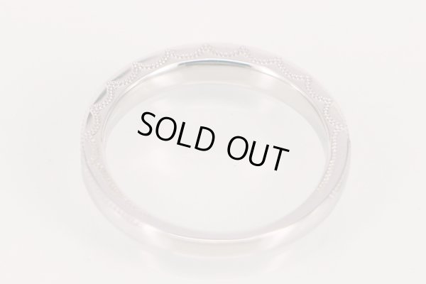 ロイヤルアッシャー　PT950 ダイアイリリング 0.208ct 4.20g　内側