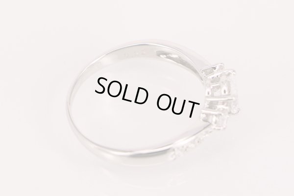 タサキ　PT900 ダイアイリリング 0.638ct 0.22ct 4.80g　刻印(2)