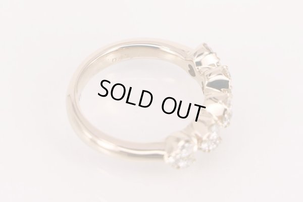 ポンテヴェキオ　K18PG ダイアイリリング 0.43ct 5.10g　刻印(2)