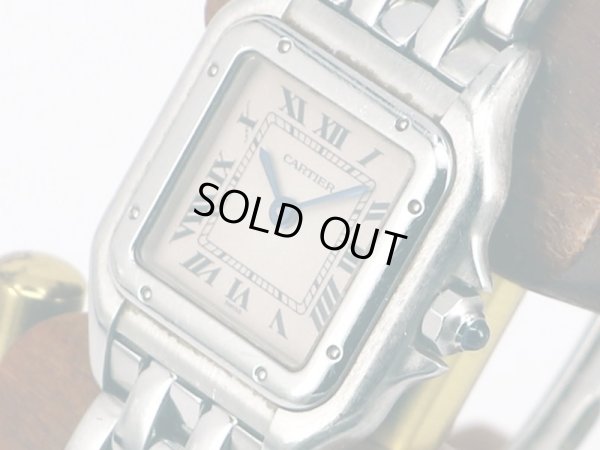 カルティエ　パンテールＳＭ　１３２０　白文字盤　サイド拡大