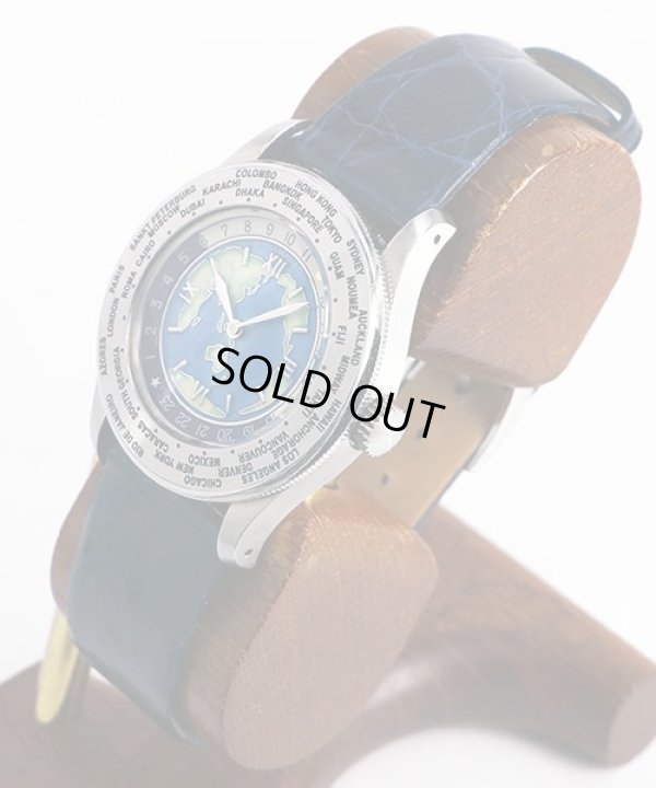 シェルマン　ワールドタイム　ミニッツリピーター　クロワゾネ青文字盤　サイド