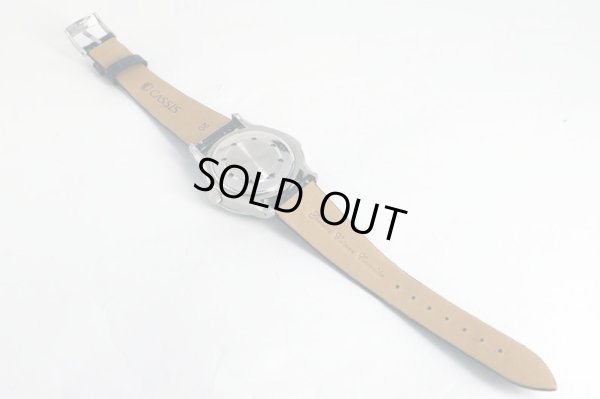 シェルマン　ワールドタイム　ミニッツリピーター　クロワゾネ青文字盤　革ベルト状態　裏面