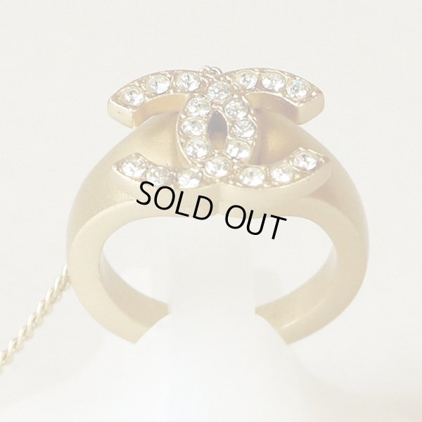 シャネル　バングル・リングセット 01C ゴールド　リング拡大