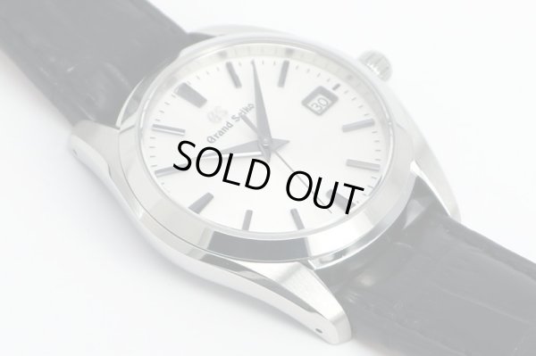 グランドセイコー　ＳＢＧＸ２９５　９Ｆ６２－０ＡＢ０　銀文字盤　表面拡大