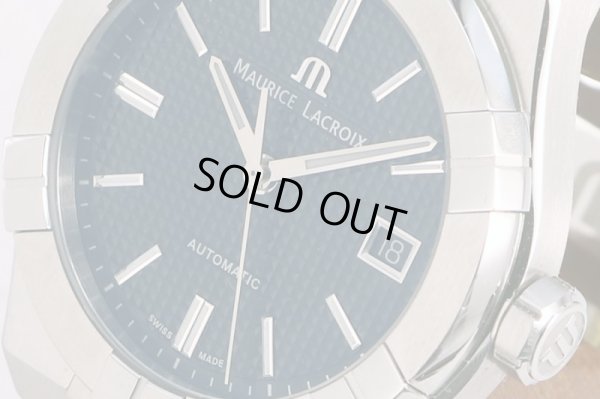 モーリス・ラクロア　アイコン　ＡＩ６００７　黒文字盤　サイド拡大