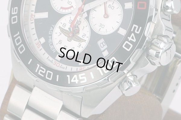 タグホイヤー　フォームラー１クロノ　ＣＡＺ１０１Ｖ　インディ５００限定　黒文字盤　下部拡大