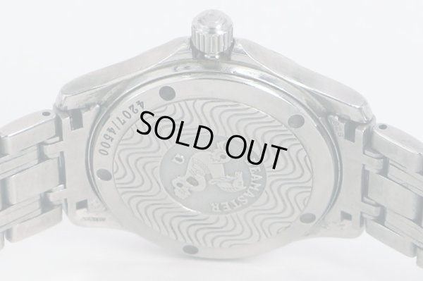 オメガ　シーマスター２５０６．７０　緑イルカ文字盤　ジャック・マイヨール1998 限定　裏面拡大