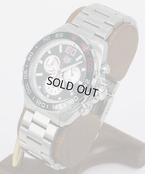 タグホイヤー　フォームラー１クロノ　ＣＡＺ１０１Ｖ　インディ５００限定　黒文字盤　サイド