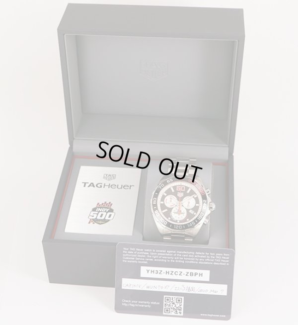 タグホイヤー　フォームラー１クロノ　ＣＡＺ１０１Ｖ　インディ５００限定　黒文字盤　箱