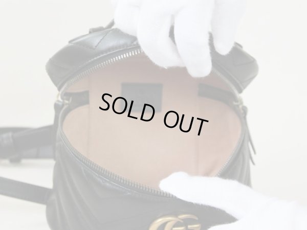 グッチ ミニバックパック 598594 2149 ブラック 中身