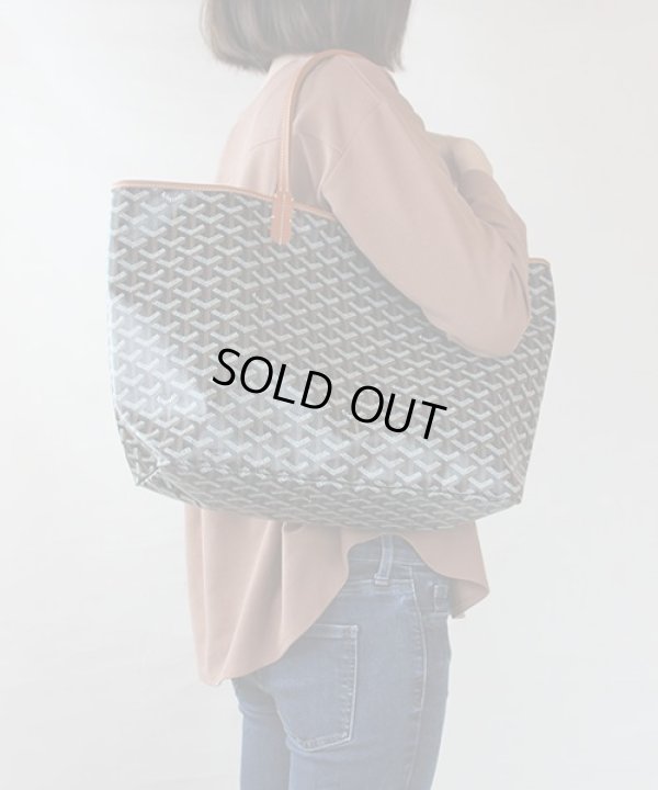 ゴヤール サンルイPM ノワール/ナチュラル 掛けたイメージ