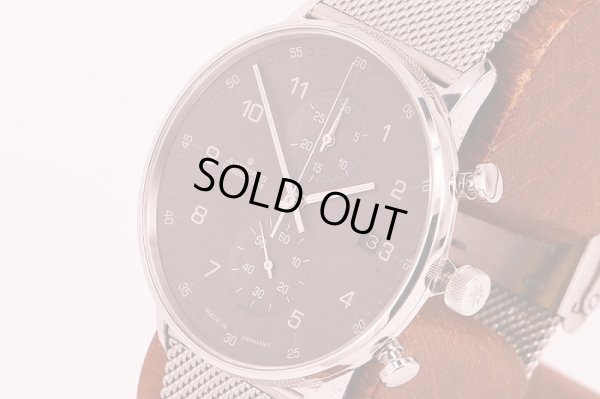 ユンハンス　フォームＣ　クロノグラフ０４１／４８７７・４４　グレー文字盤　サイド拡大